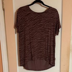 American Eagle Outfitters Soft & Sexy Zebra Print Top